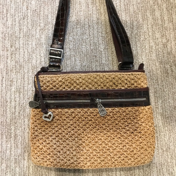 Brighton Alec Crochet Straw Handbag and Unbranded Straw Bag - Picture 3 of 10